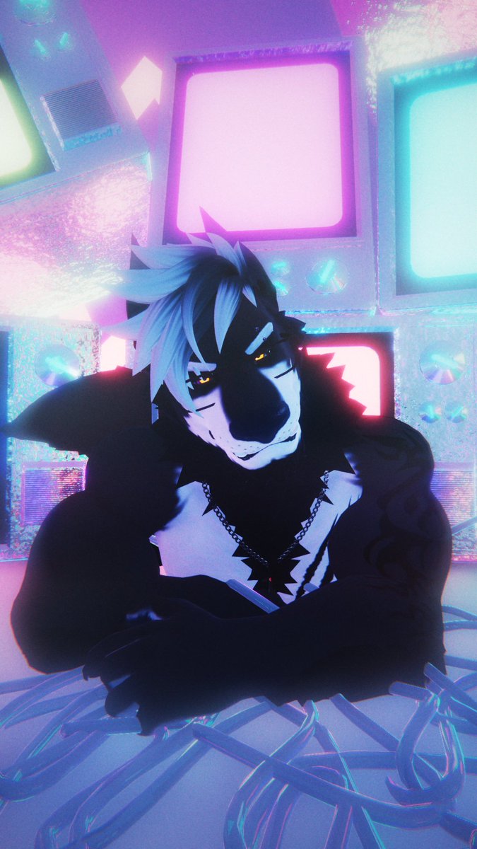 KobyFrVr's tweet photo. Photo set with @NicoThiccVr 
#vrchatphotography #vrchatfurry #vrchat #wolfman https://t.co/8ZLvgmJJMH
