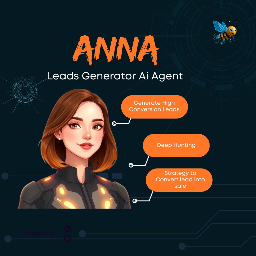 Quantum__bee's tweet photo. Need more leads?
π Anna AI works 24/7 to find and qualify prospects for your business.
More leads. Less manual work. Faster growth.
@ShanzaibAsghar
#BeeAI #LeadGeneration #AIForBusiness #Sales #AIAgents π https://t.co/Z0bKBXTj2V