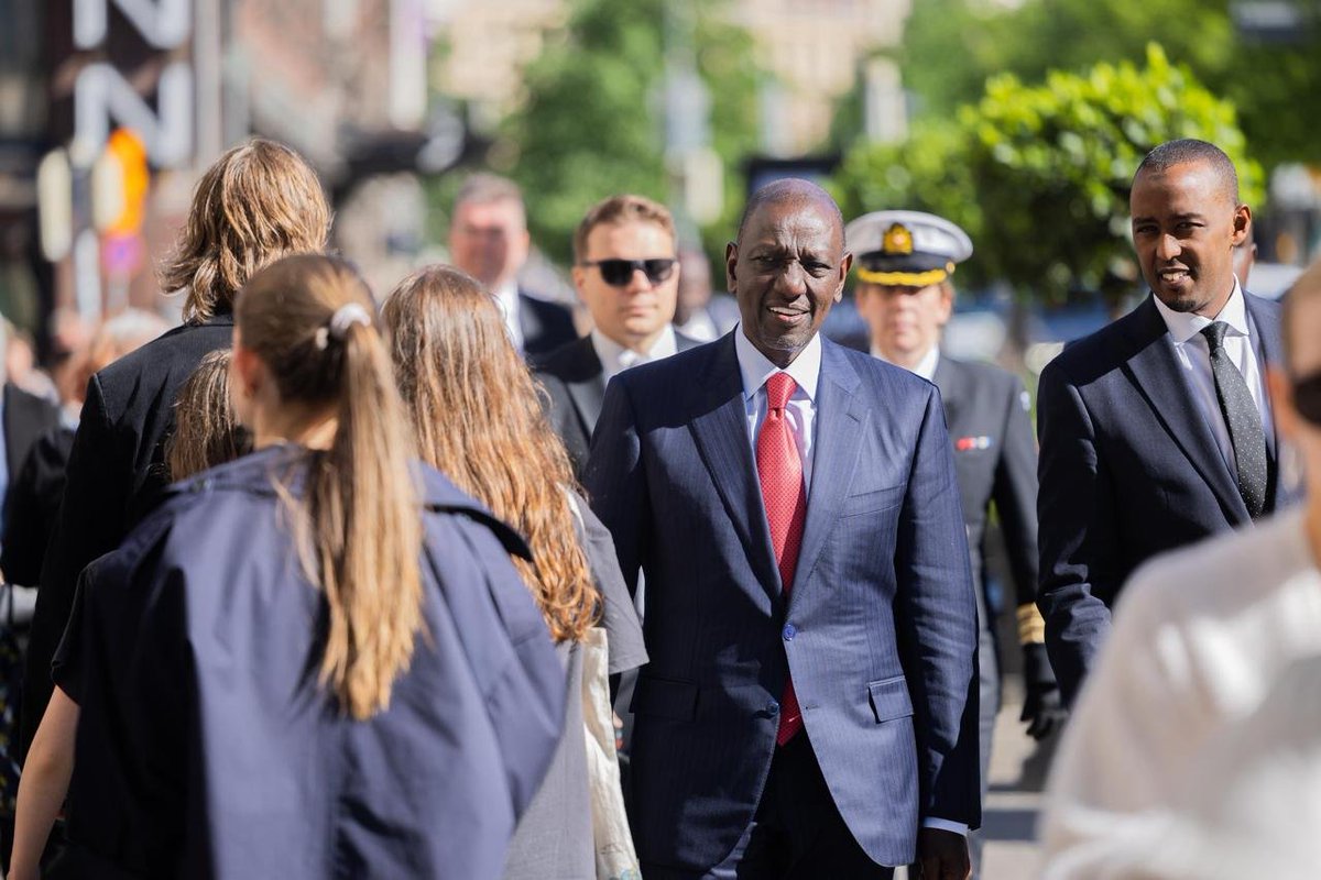 HonJNyakundi's tweet photo. President William Ruto in the streets of Finland https://t.co/StI68hN0rr
