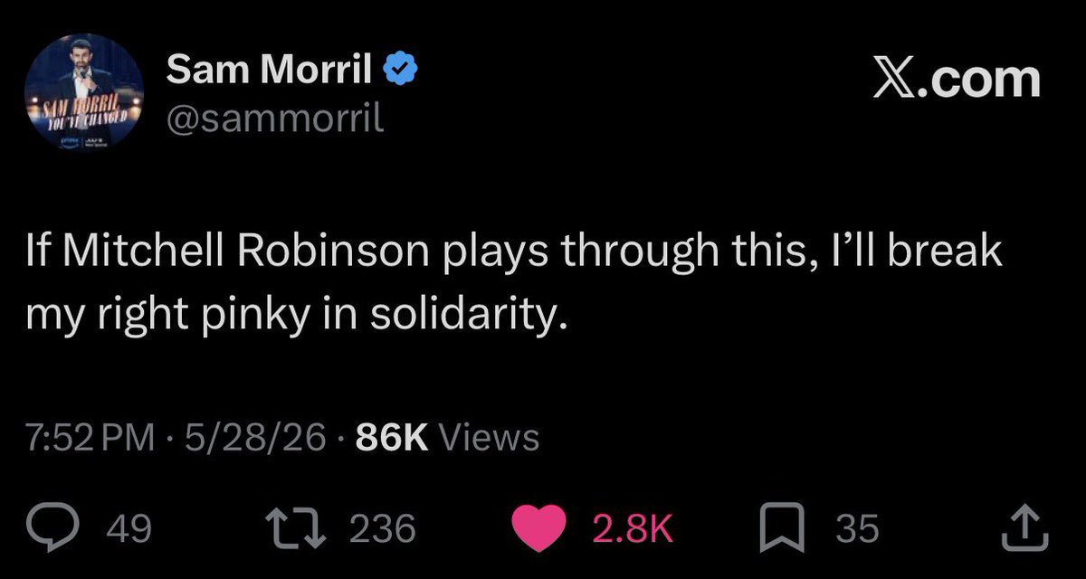 ABurster's tweet photo. @sammorril Smashing it at the parade would be fun! https://t.co/RMdW25UmCx