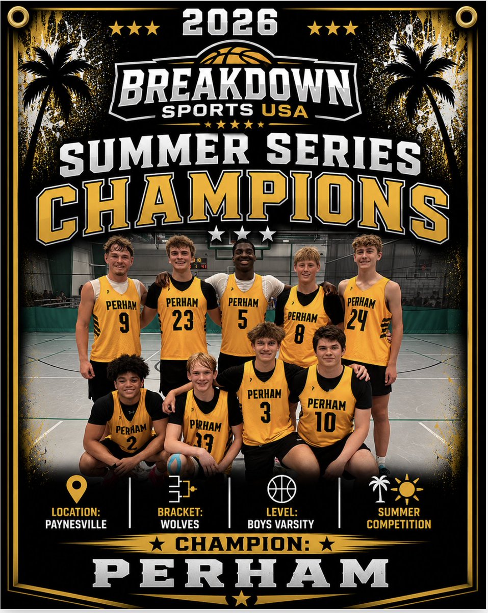 BreakdownUSA's tweet photo. Congrats to the Champs from our June 10th Summer Series Basketball event in Paynesville -Boys Brackets- https://t.co/u9ivhqKq75