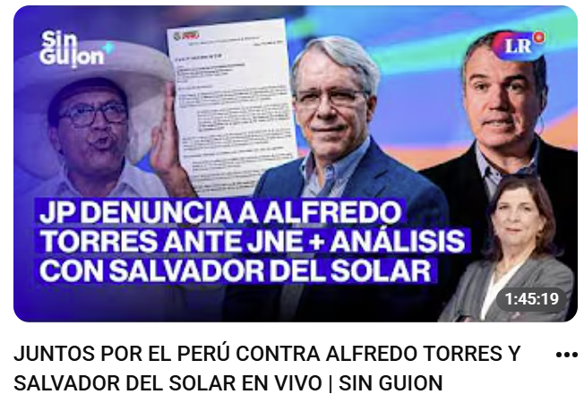 grancomboclub's tweet photo. La refujimorización
Tanto AAR como RMP provienen de las canteras de Apoyo y por supuesto que salen en defensa de las "opiniones personales" de Alfredo Torres. Le defienden todo,hasta cuando se equivoca.
Por supuesto q Apoyo sería parte de un gob de K, como ya fue de F en los 90s. https://t.co/0gGldDEcuA