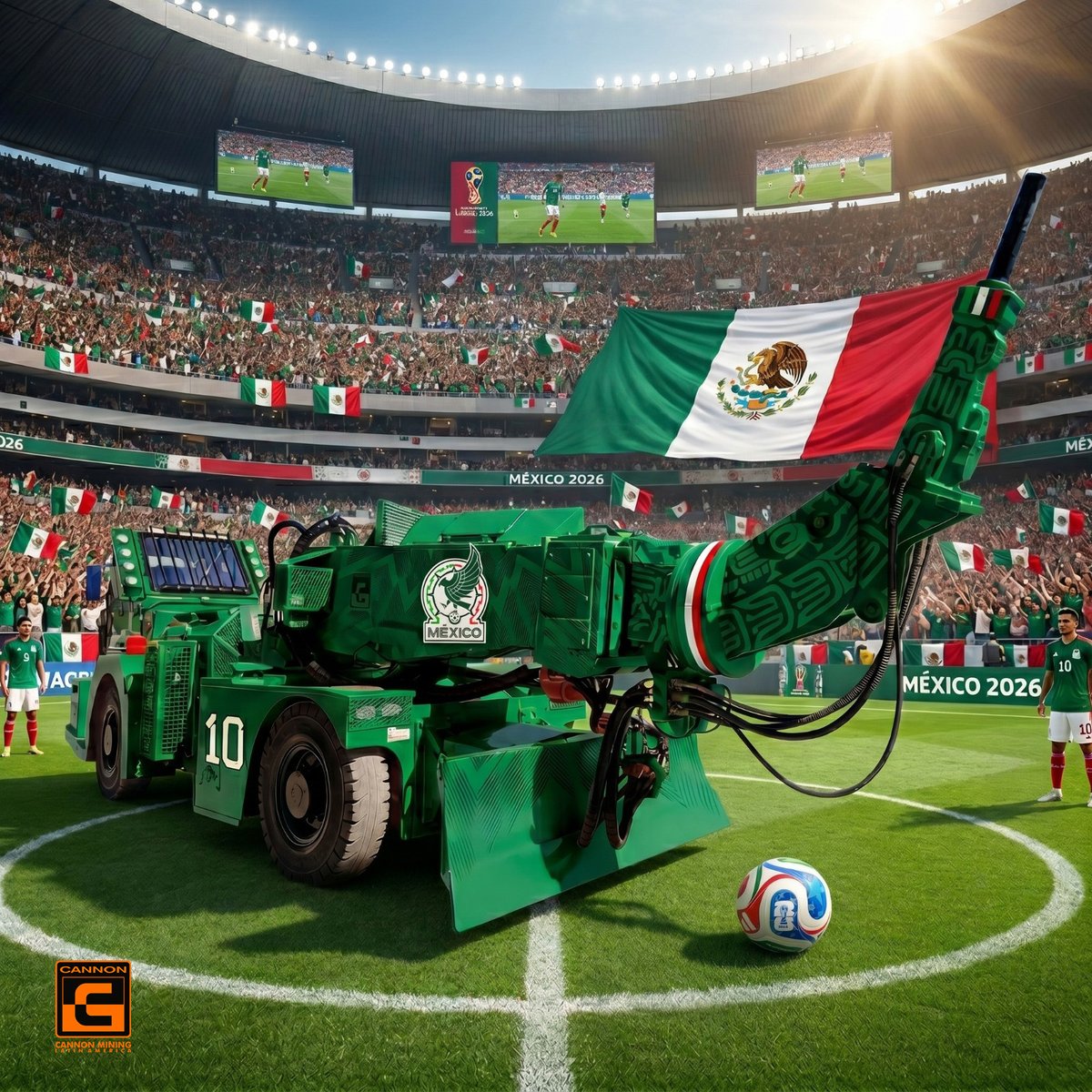 CannonMiningLA's tweet photo. ¡En Cannon Mining también nos vestimos de verde! 🇲🇽
Nos sumamos a la emoción global que une a millones de personas y nuestro equipo se contagia del entusiasmo por el inicio del Mundial, llevando con orgullo el nombre de México en alto. ⚽️🎉
#fútbol #worldcup #copamundial #mexico https://t.co/cmGYXw2hdv