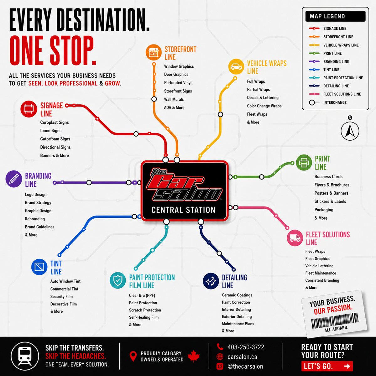 TheCarSalon's tweet photo. One stop shop for all your vehicles needs.
Call 403-250-3722 and see what we can do for you today!
#YYC #Calgary #CalgaryCars #YYCCars #Wraps #Detailing #Vinyl #Tint #PPF https://t.co/Dy2fvotnF4