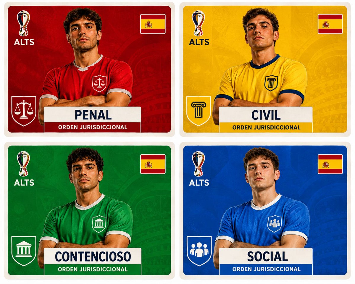 ALTS_oficial's tweet photo. En la Alts ya tenemos nuestro equipo para el mundial ⚽⚖️ ¿ Tú de qué equipo eres? https://t.co/LUopCRUZ63