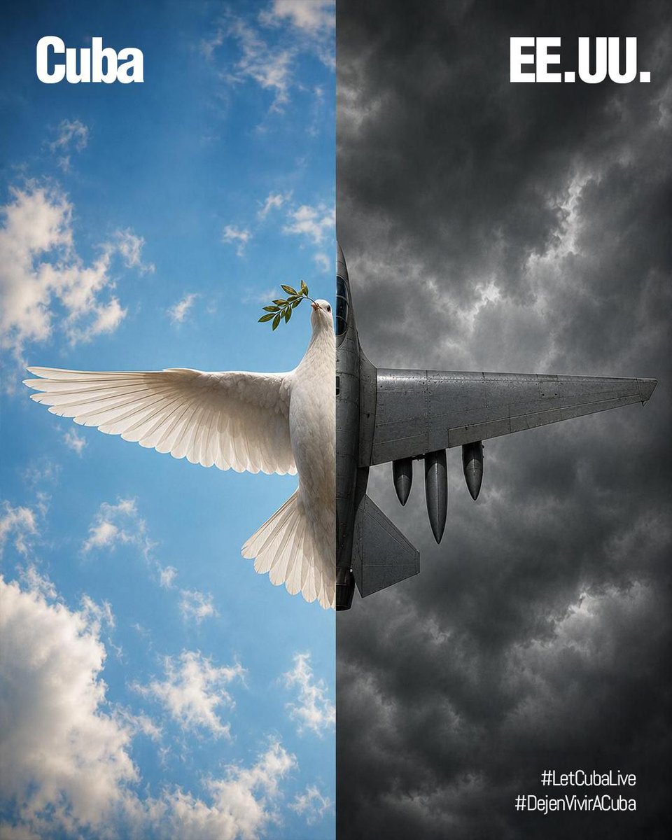 ORSA_CitmaCuba's tweet photo. Cuba no es una amenaza. Cuba quiere vivir en paz.
#LaPatriaSeDefiende
#CubaEstáFirme 
@MariaLuisa2023 
@TonyOrsa1980 
@DSNORSA https://t.co/AoBgV6y9JM