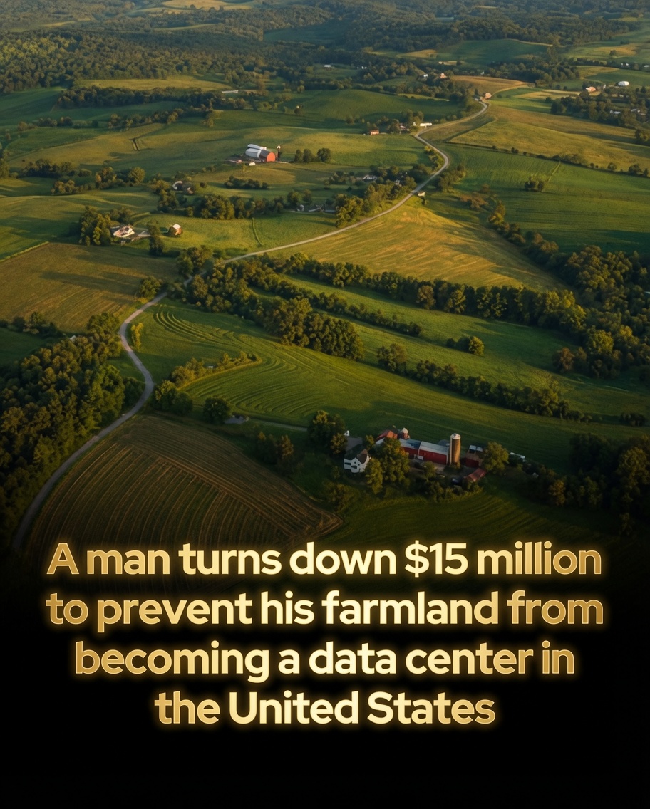 Rainmaker1973's tweet photo. A Pennsylvania farmer turned down a $15.7 million offer to keep his land from becoming a data center.

In Silver Spring Township, Mervin Raudabaugh was offered $60,000 per acre for his 261-acre (106-hectare) farm, a deal worth roughly $15.7 million. He refused.

Instead, he sold the development rights to the Lancaster Farmland Trust for just under $2 million, legally protecting the land for agricultural use forever.

“I was not interested in destroying my farms,” Raudabaugh told Fox 43. “That was the bottom line.”

His decision comes amid the rapid expansion of AI infrastructure across the United States. Data centers, the massive server farms that power artificial intelligence, require enormous amounts of land, electricity, and often water for cooling. As demand surges, developers are increasingly targeting farmland located near power infrastructure and population centers.

While such offers can be financially life-changing for farmers facing tight margins and rising costs, converting prime agricultural land to industrial use is almost always permanent.

Raudabaugh also expressed concern for local wildlife and the future of the surrounding countryside. “It breaks my heart,” he said, warning that without preservation efforts, little farmland may remain in the area.