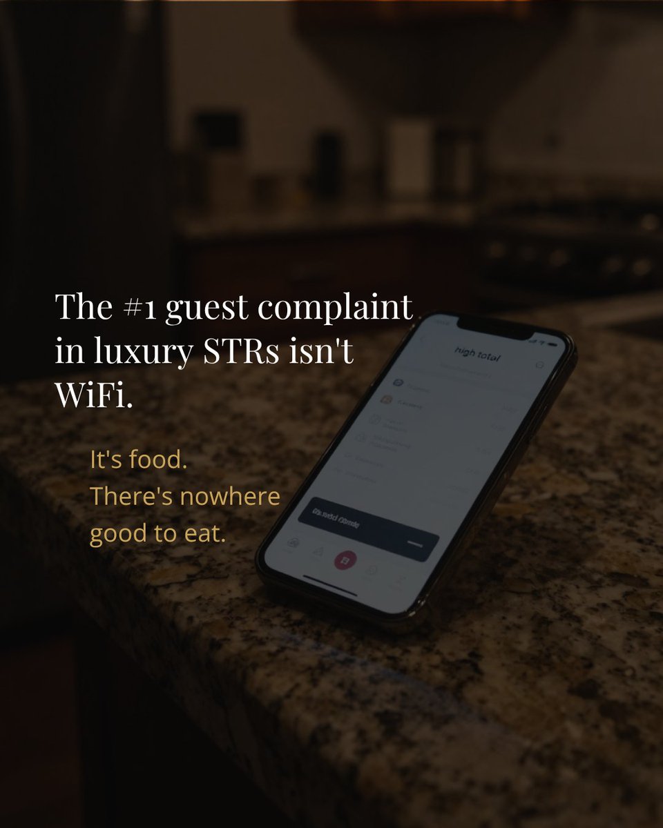TKTeats's tweet photo. Airbnb solved where you sleep. Nobody solved what you eat. That's a $6B gap. We're filling it. — TheKitchenTable
#FounderLife #StartupJourney #STR #PrivateChef #TheKitchenTable #PropTech #HospitalityTech #BuildInPublic #Entrepreneurship #Colorado https://t.co/tbfqjiibJP