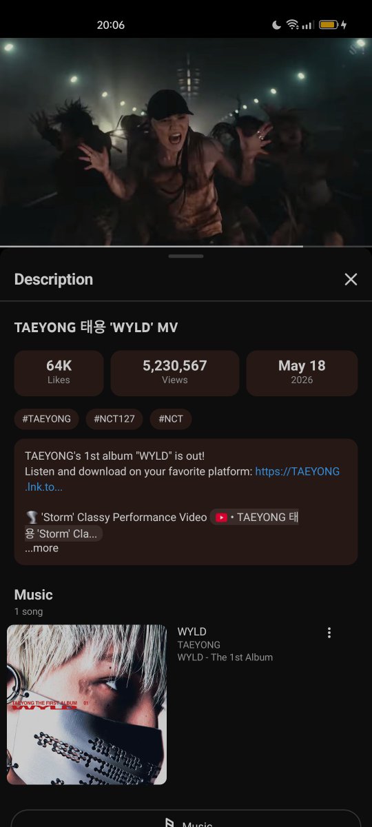 grumpyongi's tweet photo. @_Ieety TAEYONG WYLD Out Now
#TAEYONGgoesWYLD
#WYLD_태용이의_마스터피스 https://t.co/wqtmPQJK01