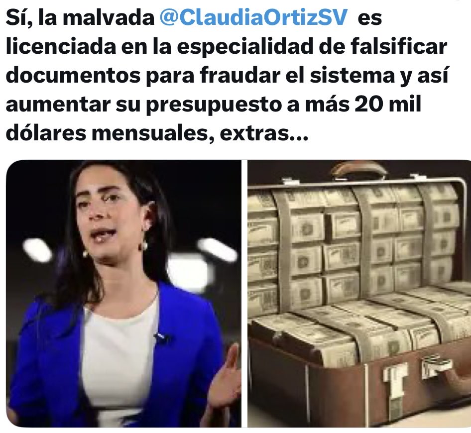urrutiaev0505's tweet photo. @AlejandUMiranda Y la Puyaboton NO, La Nono la que pide liberar delincuentes y corruptos y viaja con gastos pagados de SOROS, ONGS “DDHH” de Terroristas 🤔
Rufiana vende patria! FARSANTE Y SIN VERGÜENZA 😷 https://t.co/b0T0L436or