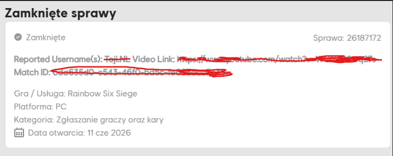 KapaHF_'s tweet photo. Hello @Ubisoft @UbisoftSupport @Rainbow6Game 
can u reply to my report and stop closing it without even checking what is in it? https://t.co/f1dXEpVIuZ
