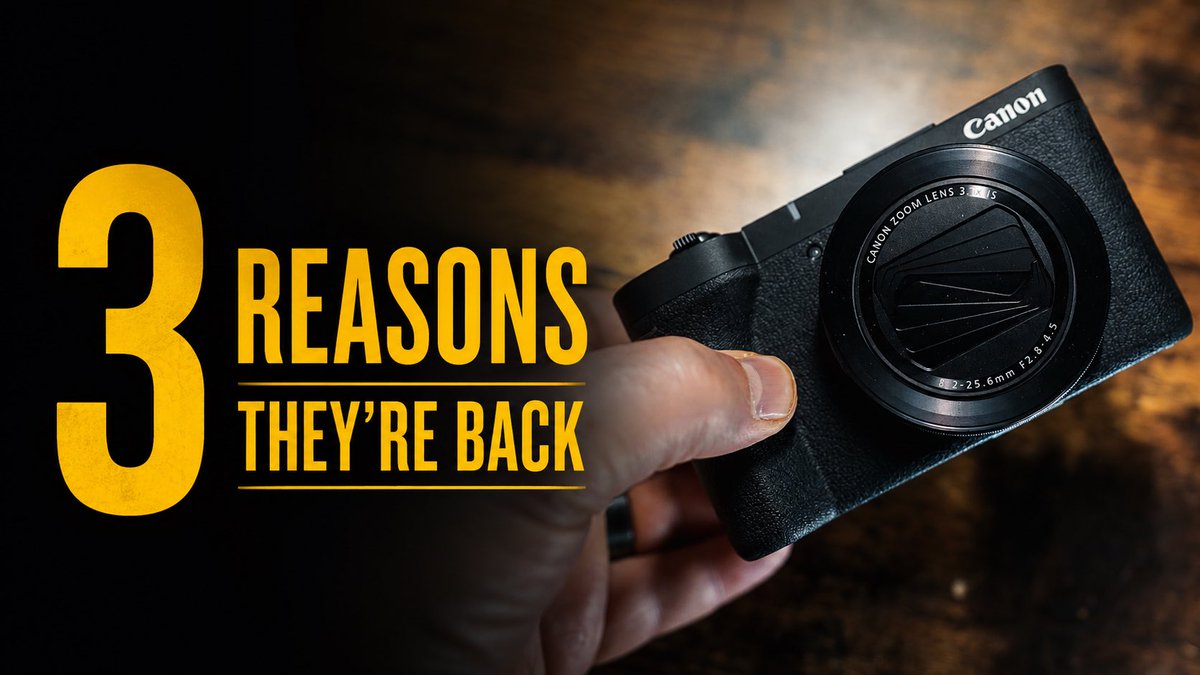 LeeOFrey1's tweet photo. New video is live! Check it out! What do you think about compact/point and shoot cameras making a comeback?

https://t.co/eXFowFobxw https://t.co/TJgcOnDra8