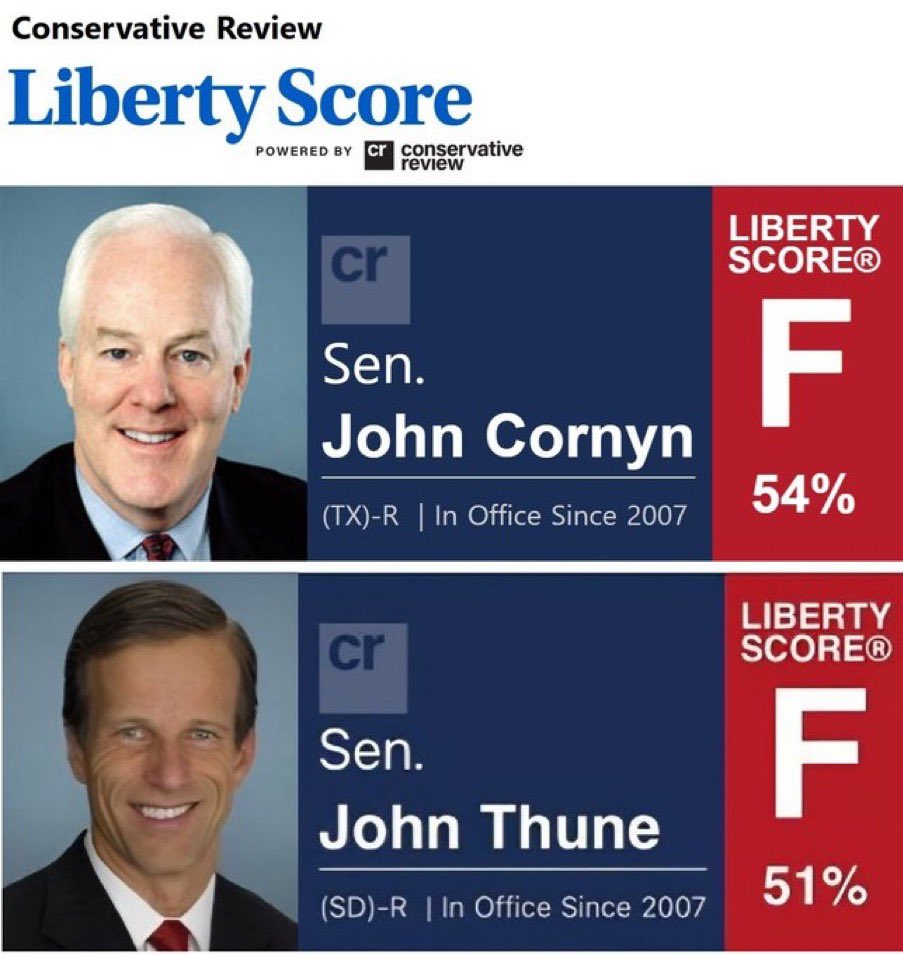 DaveOV10new's tweet photo. @LeaderJohnThune Your days are numbered, just like your pal Cornyn’s were. Count on it! https://t.co/MhlNDzp9bs