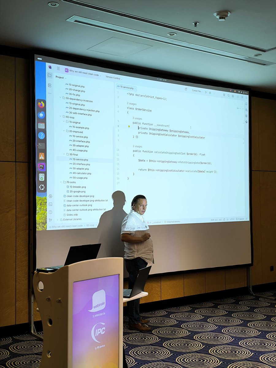 phpconference's tweet photo. ๐ Last talks of the day at #IntPHPcon:
๐ค AI transformation with Pascal Euhus
๐งผ Clean Code with Stefan Priebsch
๐ Continuous Profiling with Florian Engelhardt
โก QUIC & HTTP/3 with Marcus Bointon
AI, code quality, observability & web performance in focus.
#PHP #AI #WebDev https://t.co/LgCgn8trng