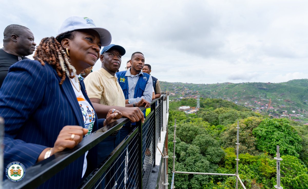 julius_maadabio's tweet photo. Ended my day at the Tacugama Innovation Center. I toured the ongoing construction at the facility and am excited that once it's finished, it will enhance our visit experience. https://t.co/CMS8vj2ytc
