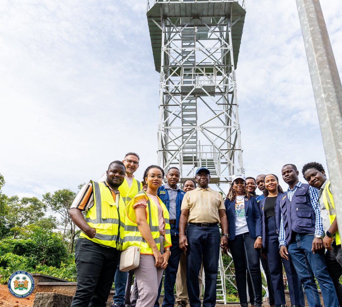julius_maadabio's tweet photo. Ended my day at the Tacugama Innovation Center. I toured the ongoing construction at the facility and am excited that once it's finished, it will enhance our visit experience. https://t.co/CMS8vj2ytc