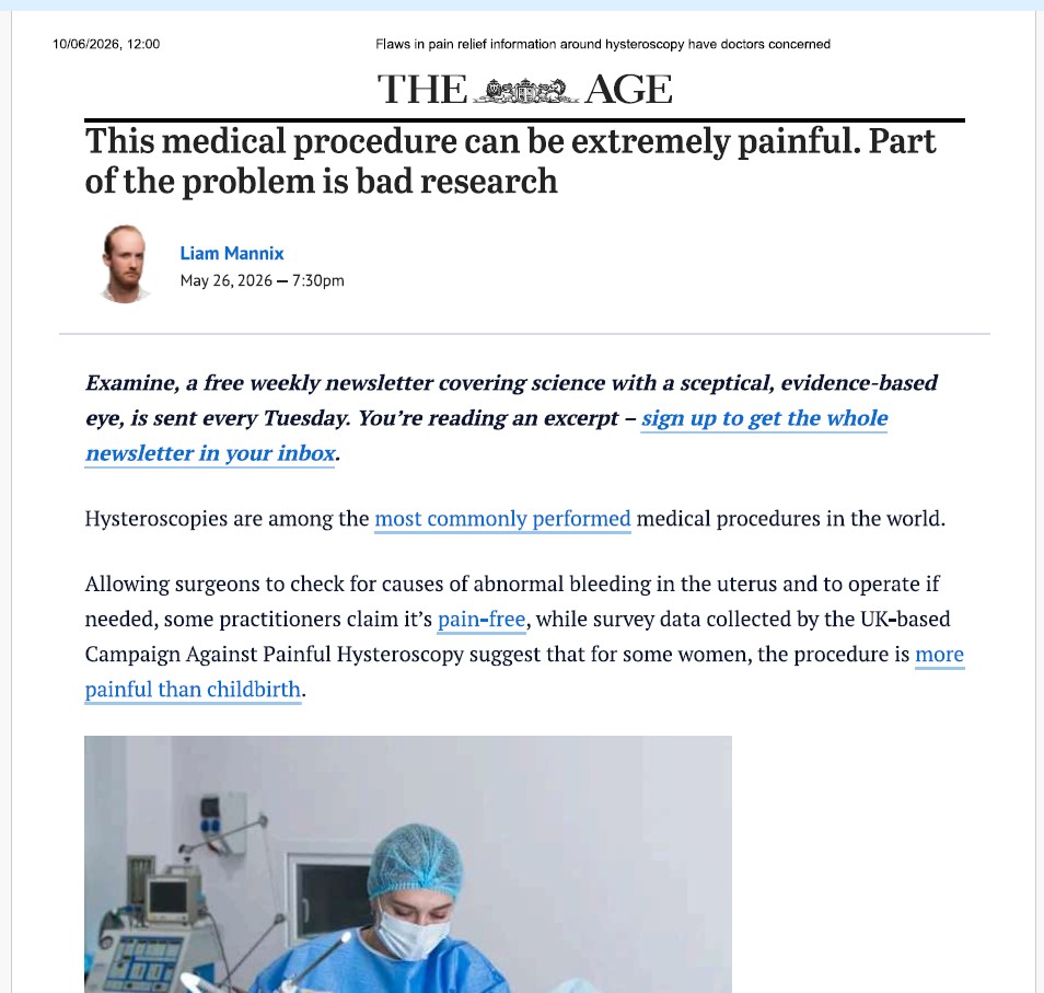 HysteroscopyA's tweet photo. @KenZeroHarm @DrLSpain @BirthTrauma @NHSGIRFT @clarky_on Dodgy &amp; missing data has been a large part of the hysteroscopy scandal. @TheBSGE @RCObsGyn  Women were assured that only 2% of patients had problems during outpatient hysteroscopy.  Then NHS audits started showing 1 in 4, then 1 in 3 patients suffering severe pain &amp; distress. https://t.co/95vzHdXjkG