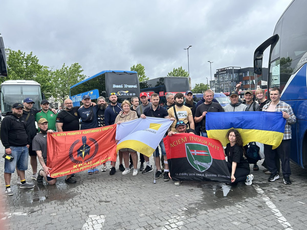 invictusgamesua's tweet photo. The journey begins! 🇺🇦
Team Ukraine is officially on its way to the Invictus Germany Sports Festival 2026. Carrying our spirit, resilience, and unwavering determination, we are ready for unforgettable moments.
See you in Germany! 💙💛
#InvictusGermany2026 #TeamUkraine https://t.co/DT5dmCXlyR