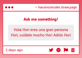 HaruMoonCake's tweet photo. No lo soy, realmente no entiendo porque repiten tanto eso conmigo, nomas sigo lo que "Segun creo que es lo minimamente correcto" cuando aun asi tengo mis cosas horrendas. Pero igual gracias:d
Te encuentras bien?, si necesitas hablar adelante, me dio un miedo cuando vi esto:( https://t.co/QwdoIAT4Gm