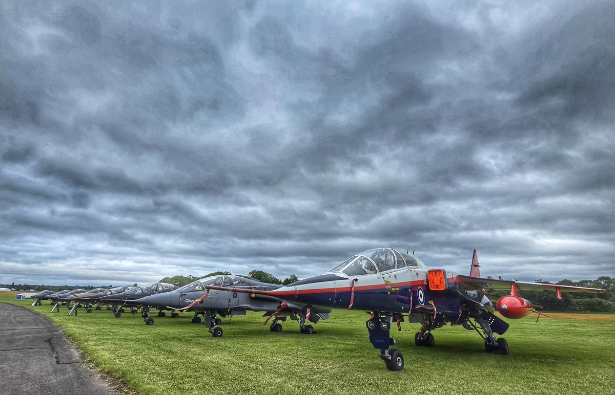 RAF_Cosford's tweet photo. Far end of the airfield but worth getting the steps in to see these beauties at this weekend's RAF Cosford Air Show. https://t.co/r0MRoGf3sr