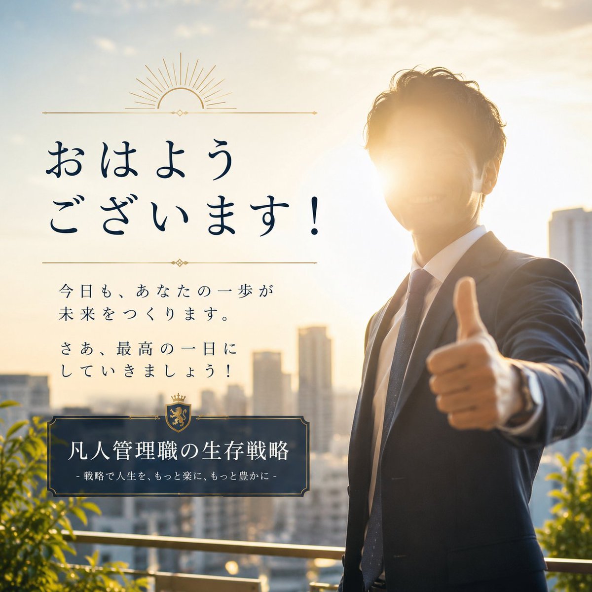 凡人管理職の生存戦略 tweet media