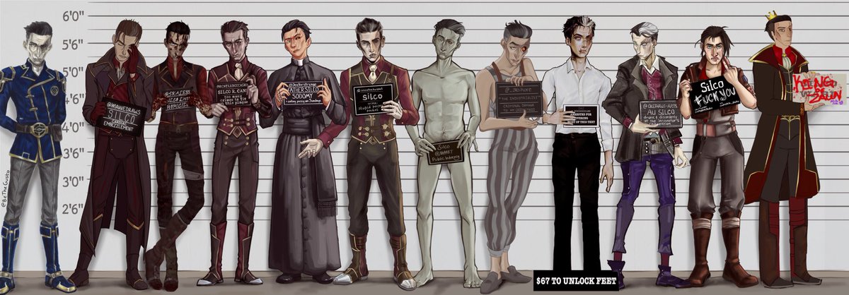 rcntlydcccased's tweet photo. Over the last couple of weeks me and some of my good friends from silcotwt and tumblr have been working on this collab to celebrate one year of community! Enjoy our Silco’s and all of their various crimes <3 https://t.co/WpT3XjIQnL