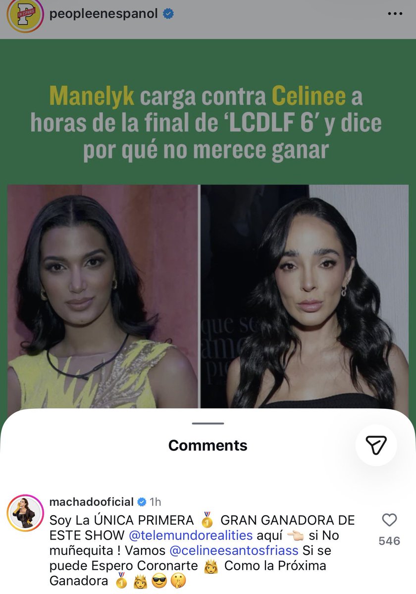Icare4youuu's tweet photo. she knows that’s her daughter!!!! SE LOS DIJE!!! JAJAJAJAJA #LCDLF6 CELINEE GANADORA https://t.co/MVXvtfrNZi