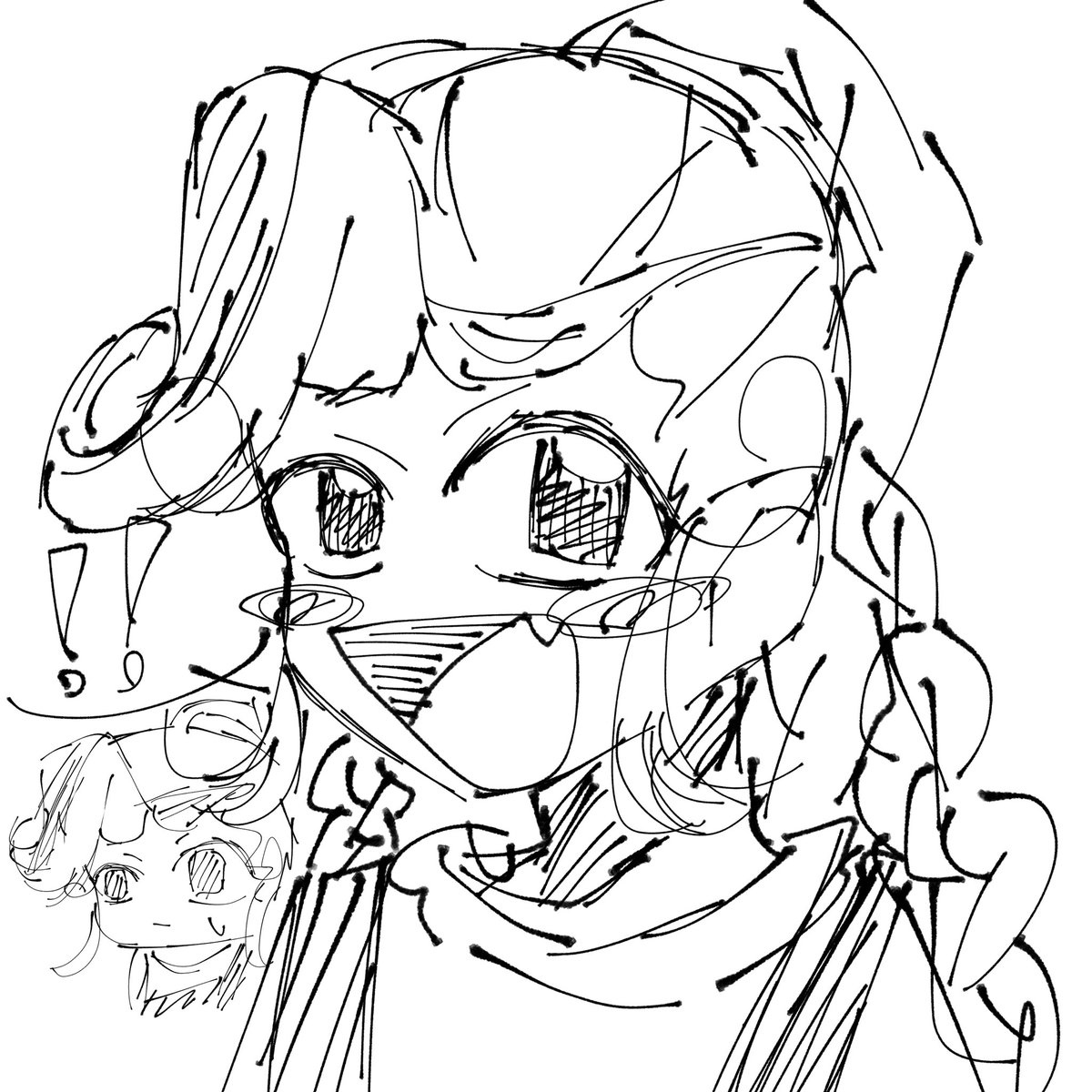 teratyandayo's tweet photo. 最近スマホで落書きするのハマってる https://t.co/cxCK6t0h1R