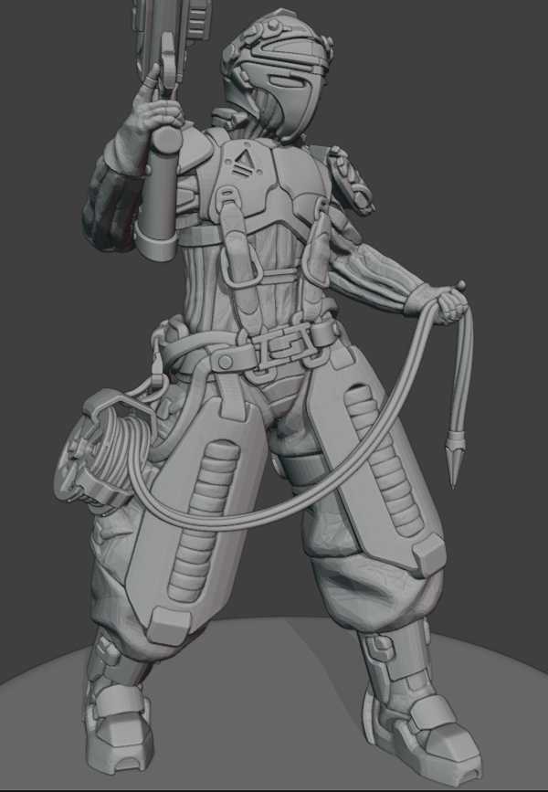 GeunaMatteo's tweet photo. It's technically finished but i'll also post the painting reference textures

#blender
#3dmodel
#Scifi
#noai https://t.co/iFsdMUBShf