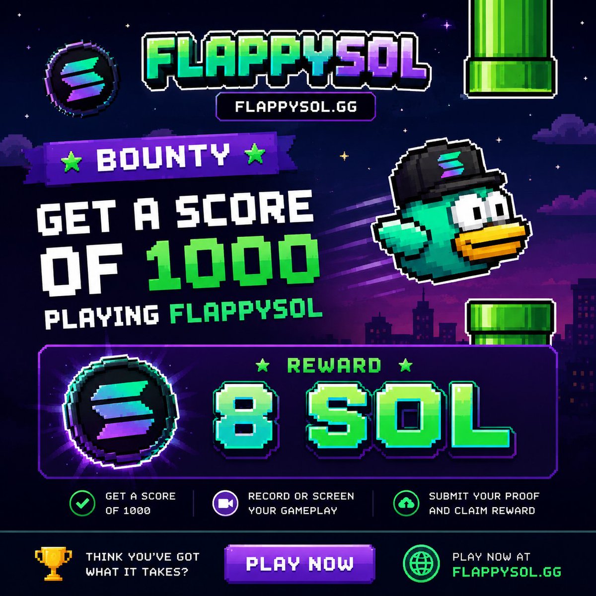 FlappySOL | Play Now! tweet media