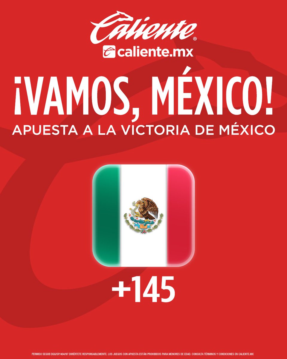 MinerosFc's tweet photo. ¡ES MOMENTO DE CREER! 🇲🇽

Regístrate en @CalienteSports y métele a la victoria de México 🤑🔥

 📲 https://t.co/4Iqjz33VBS

#MásAcciónMásDiversión #BienvenidosAlJuego https://t.co/3y4R3w8XPq
