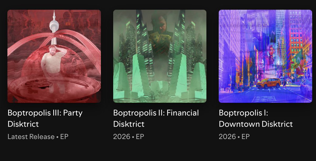 hribstar's tweet photo. The first three parts of Boptropolis are out now.

Take a spin on Spotify: https://t.co/dxO9ysDofY https://t.co/3hN48wqwfG