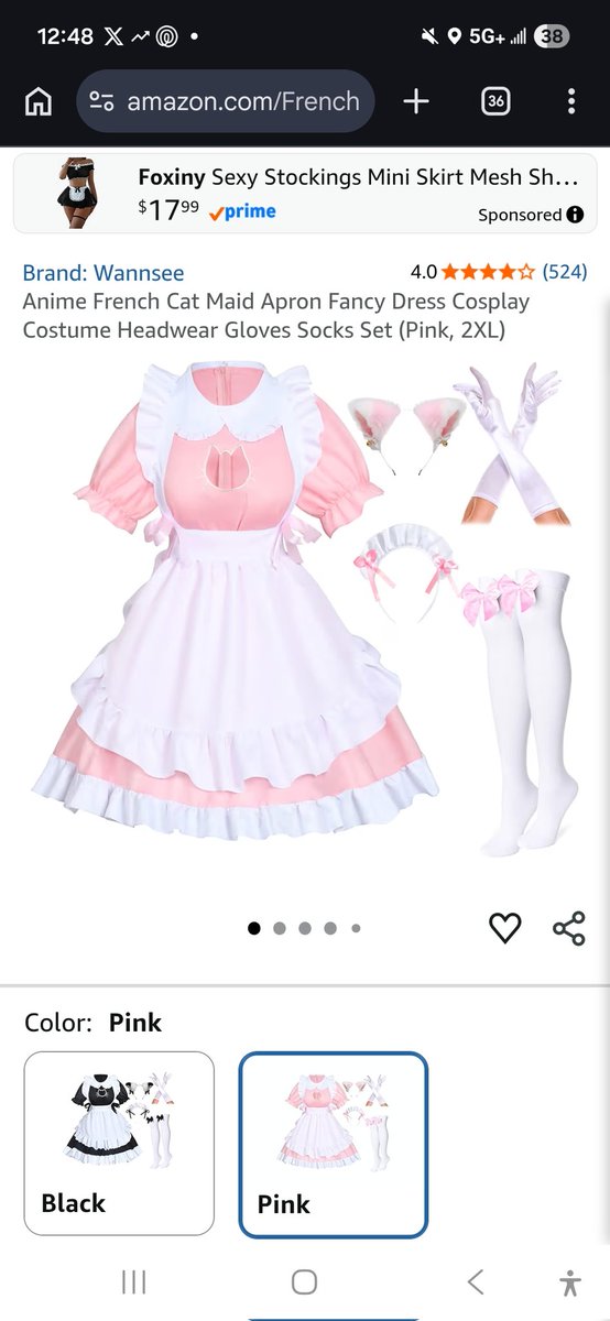 TheAmazingKamy's tweet photo. If anyone cares this is the dress I am planning on getting 😋 https://t.co/zMJdNymKcr
