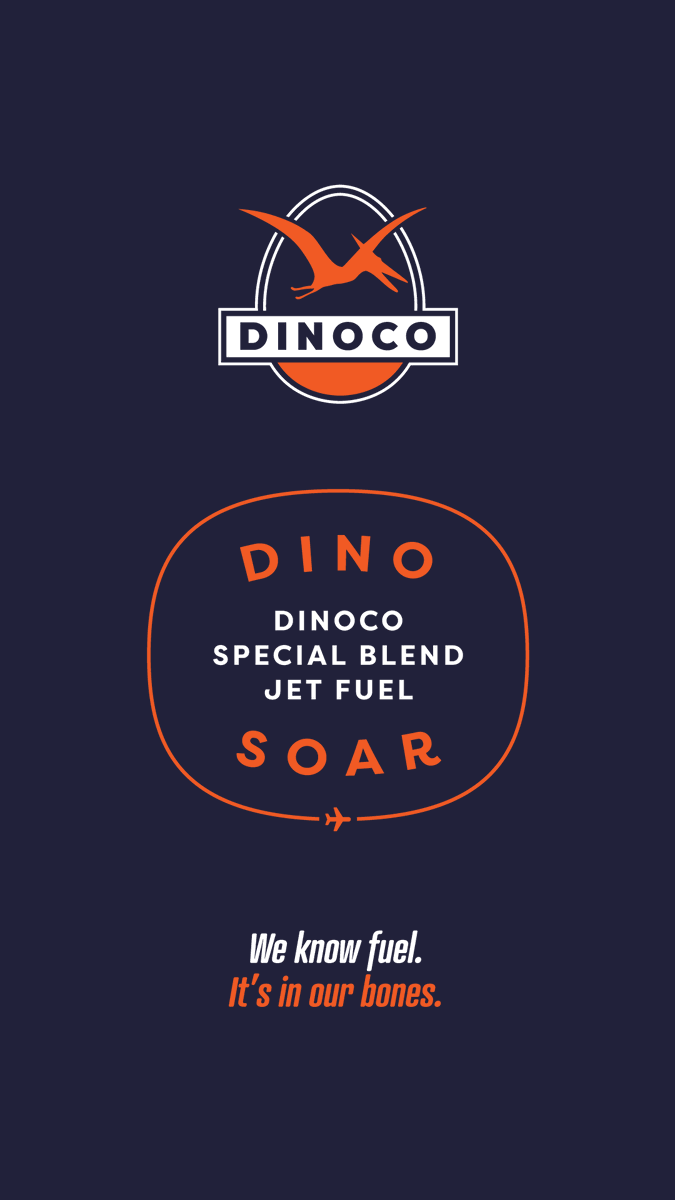 aeroscouting's tweet photo. This KC-130 with a fantastic Disney reference is reminding me of a little design exercise I did in 2022, some hypothetical branding for Dinoco brand jet fuel that I called DinoSoar. https://t.co/UfoDEXoAJ4
