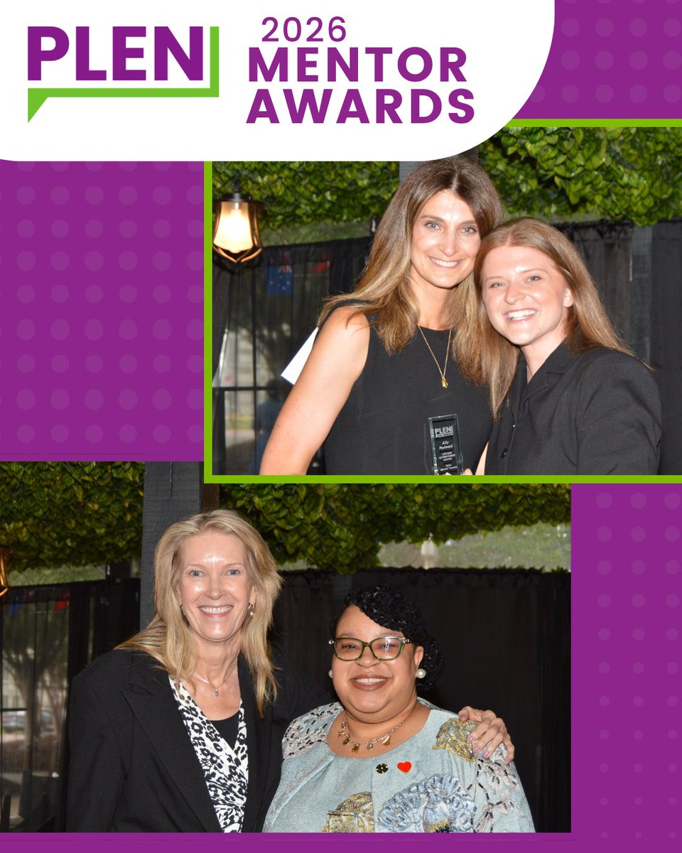 PLENNetwork's tweet photo. Thank you to our amazing Honorees, introductory speakers, and sponsors for making Tuesday's Mentor Awards a success! 💜💚 https://t.co/ED7mXEAQrc