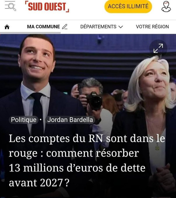 LunairePierre3's tweet photo. 🟥Purée, ils sont tellement mauvais gestionnaires que le vol et le détournement d'argent ne suffisent même plus à couvrir les dettes...🤷‍♂️🍿 https://t.co/D7U0BQAGoi