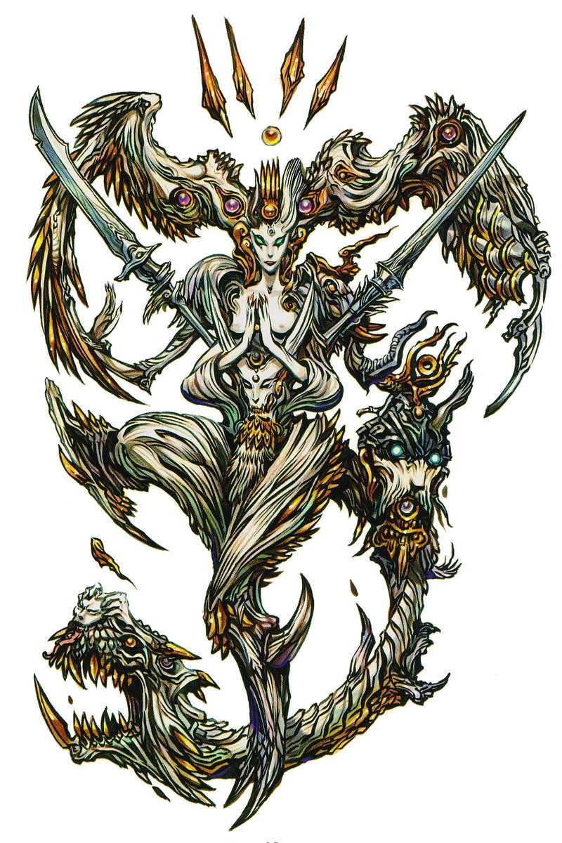 Aetas_Memoria's tweet photo. Concept designs by Keita Amemiya, of Merkabah, in both forms, and the Archangels Michael, Raphael, Gabriel, and Uriel, for Shin Megami Tensei IV. https://t.co/URATxnSzoh