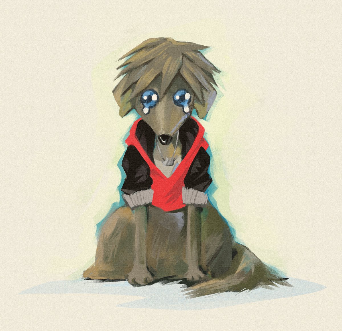 cquaer's tweet photo. has anyone seen my ugly desaturated wet dog #kingdomhearts #kh4 https://t.co/UGFqjuTWZY