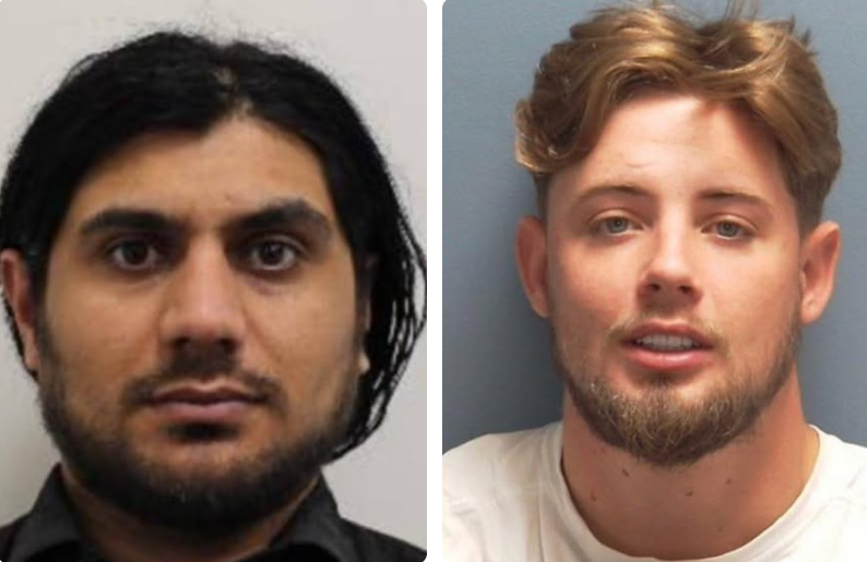 AtentoJose's tweet photo. Reino Unido: Para a justiça britânica, atirar pedras em manifestação é igual a estuprar menina de 7 anos de idade
 ✅Esquerda: Afsar Safi, imigrante ilegal do Afeganistão onde trabalhou para o Talibã. Ele sequestrou e abusou sexualmente uma menina de 7 ano em setembro de 2025. Foi condenado a 2,5 anos de prisão, mas libertado condicionalmente após cumprir apenas 6 meses.
 ✅Direita: Reece Robinson, britânico de 21 anos. Preso por atirar pedras durante os protestos em Southampton semana passada. Teve seu processo acelerado nos tribunais. Ele foi condenado a 2 anos de prisão.
 ✅Quem acha existir um sistema de justiça de dois pesos e duas medidas? 
 ✅A menina prestou um depoimento angustiante ao júri sobre seu sofrimento. "Não consegui mandá-lo embora porque estava com muito medo", disse ela ao tribunal. “Ele me abraçou. Parece que ele está sempre me perseguindo." A jovem descreveu o impacto psicológico duradouro do ataque, explicando que seu sono é atormentado por visões perturbadoras do incidente. "Meus pesadelos parecem reais, então às vezes eu choro", disse ela.
https://t.co/epOt96EcVA
https://t.co/4YsTeAeuvr
https://t.co/GY9bixQcyS