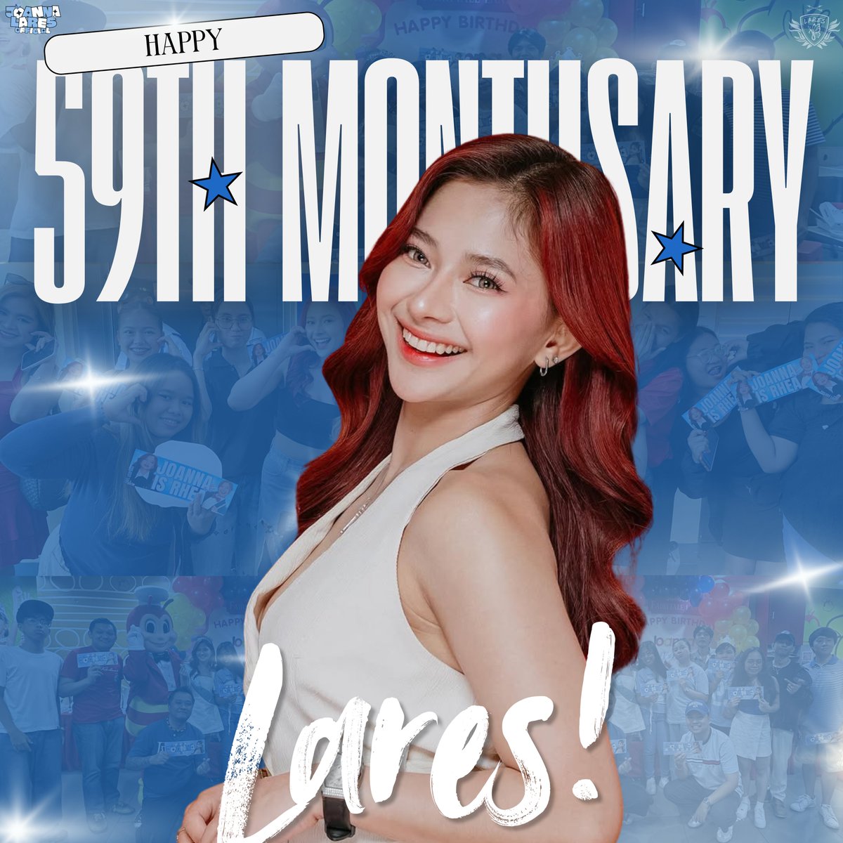 JoannaLaresOFC's tweet photo. [ #HappyLaresDay ]

Happy 59th Monthsary, #JoannaLaresOfficial 💙

Thank you for making this fanmily a warm &amp; safe space for every fan. To #JoannaLara, thank you for inspiring us to dream bigger, love deeper, &amp; stay true to ourselves. We ♡ you!

Here's to more memories together! https://t.co/SjxXKFXmpx