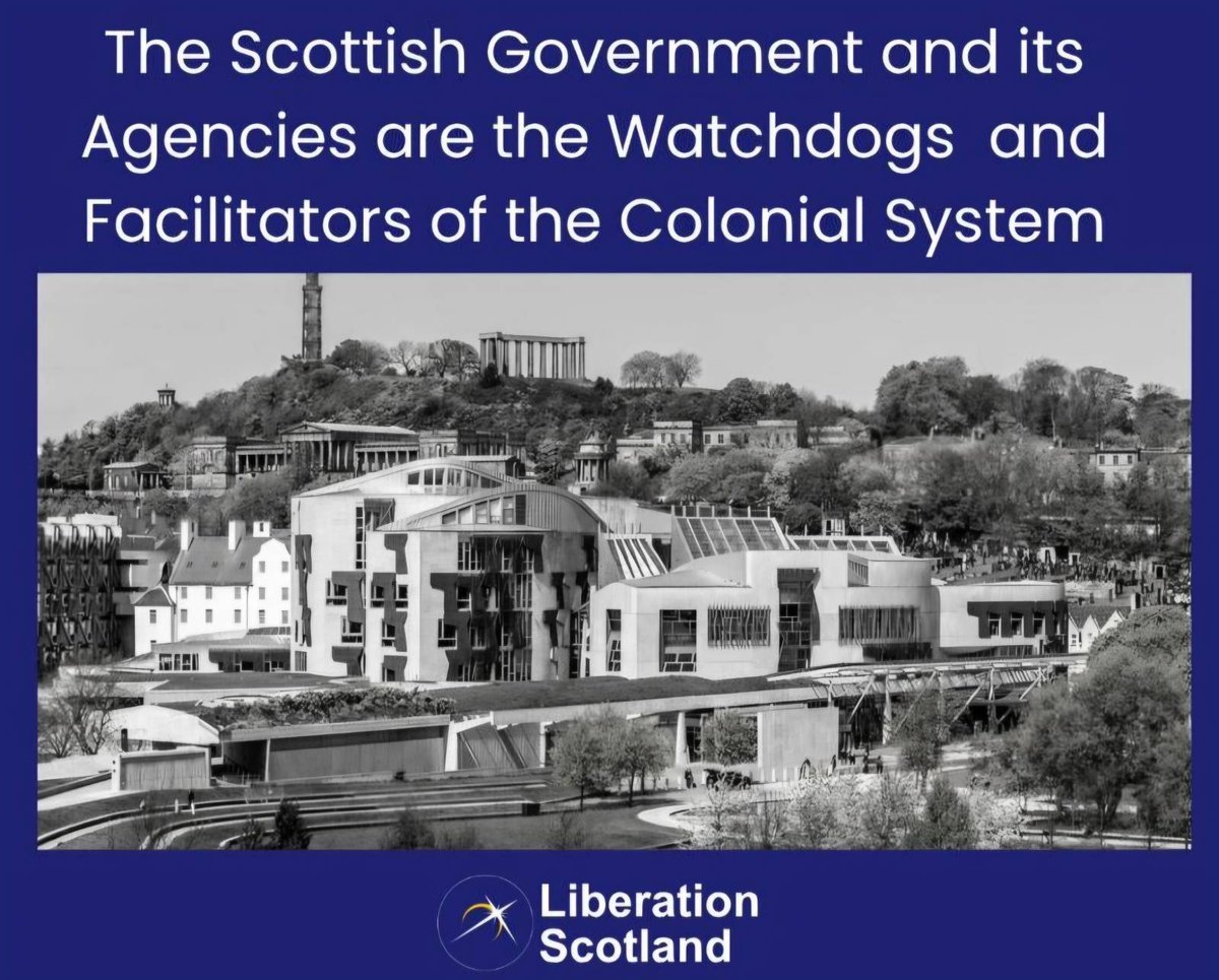 LiberationScot's tweet photo. Watchdogs of Colonialism: Corporate Extraction and the Limits of Scottish Devolution

Occasionally, as we see another loss to Scotland's economy or yet more resources handed out to neo-extractive globalists, our minds turn to Scotland's economic history: its heavy industrial enclaves (Michael Hechter) the older among us remember, wiped out when no longer needed for Empire; the closure of 'new' substitute industries like British Leyland, IBM, Singer, Motorola, NEC, Timex, Digital and the once-vaunted Silcon Glen's dwindled export output value down 80%; brutal removal of our oil refining capacity to an England without oil; the ethylene plant at Mossmorran shut. Yet in the meantime we see imposed huge private autonomous tax-avoidance zones in the shape of 'freeports'  ("Scotland needs a piece of the pie" - a future SNP leader), the land covered in sky-scraping pylons to export energy in a way and at a speed reminiscent of plunder-purpose Indian railroads; our ports closed down and the common good assets on which they sat sold off to international 'operators'; our very stock exchange closed in the teeth of an oncoming oil boom and the forced removal of all financial activity to London; implantation without consultation or consideration of the benefit or disbenefit to Scots of colossal energy-eating data centres. 

What we are seeing is the ongoing plunder of 'corporate colonialism' applied to England's Scottish colony, with the 'Scottish Government' and its agencies providing, as Professor Alf Baird has explained, the role of Aimé Césaire's 'watchdogs of colonialism'. 

The term refers to Césaire's conceptual framework in Discourse on Colonialism (1950), applied as a political critique of Scotland's relationship with corporate power.

Césaire argued that colonialism is not simply political and cultural domination, but is fundamentally an economic system of extraction and plunder - its true purpose. The colonising power installs local institutions that appear to serve the colonised population while in reality function to protect and facilitate the extraction of wealth by outside interests. He called those who administer this system on behalf of capital the coloniser's watchdogs (Scottish Government), local enforcers of external power.

Corporate colonialism is where a foreign state - the colonising force - is corporate capital (energy companies, landowners, developers, financiers) which extract value from Scottish resources, land, and labour, with profits flowing elsewhere.

Scotland's natural resources (oil, wind, water, land) generate enormous wealth, but this wealth is not retained by Scottish communities; it is extracted by corporations, often with public subsidy.

There is a reality to be seen when it comes to how Scotland is governed. The Scottish Parliament is an institution which owes its existence to nothing more than an ordinary Anglo-British law; one which, despite the finest of 'straight-bat' British assurances, is as impermanent as Prof. Mark Elliot identified in his 2020 article, "The United Kingdom’s Constitution and Brexit: A ‘Constitutional Moment’?" (available online). The Scotland Act is the product of a Westminster parliament which had the shocking arrogance to subordinate the Treaty of Union to this run-of-the-mill Westminster statute (hint: not possible; it makes of the Scotland Act a legal absurdity). Yet - and this is extremely important - Scottish ministers and every member of that parliament only enter its portals by swearing allegiance to an English monarch. All this to say, what hope for the interests of the people of Scotland - the Scottish Crown - when members of the Scottish Parliament have sworn fealty not to them, but to another, English, Crown - of which the English monarch is the embodiment. His (and his Westminster parliament's) interests are sworn to come first. 

From  this flows that fact that the Scottish Government, and thence Scottish agencies and institutions, extending to law, senior civil service, academia and press, are watchdogs of the colonial state. While the Scottish Government and its regulatory bodies (enterprise agencies, planning authorities) appear to represent Scottish interests, in practice they facilitate and legitimise corporate extraction rather than question it. They are administrators of the system, not challengers of it.

Regional political autonomy, in Scotland referred to as devolution, has by design no more produced economic prosperity than it confers economic sovereignty. The structures of extraction remain fully operational - and expanding. The Scottish Government manages the conditions under which plunder proceeds, facilitating it, regulating it with indulgence and lending it democratic legitimacy, all of which makes it functionally equivalent to Césaire's colonial administrator class.