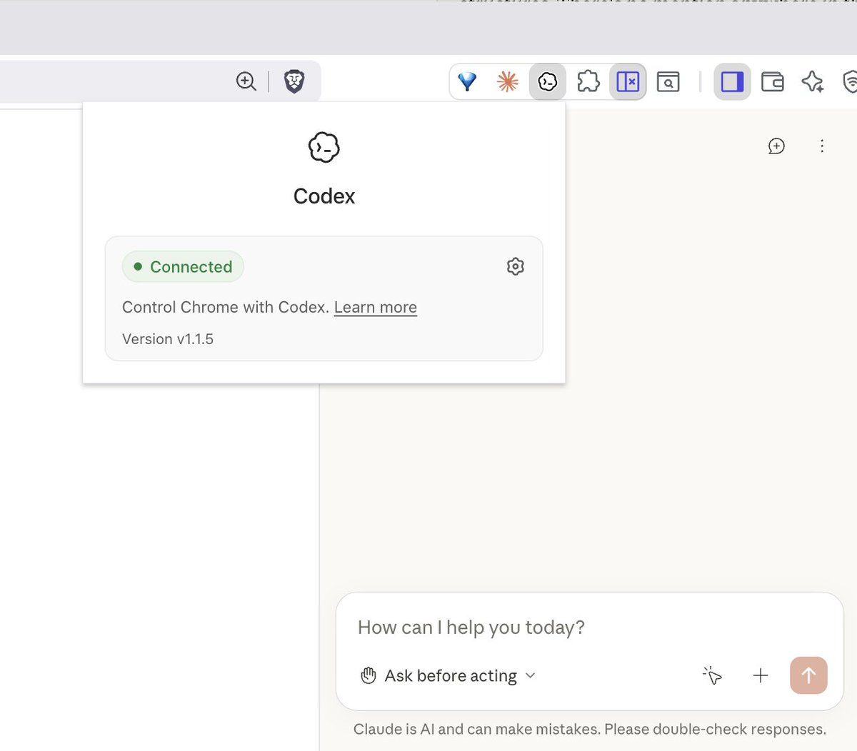 Codex Status Line Setup Codex makes you install a whole Chrome extension and then gives you…a ...