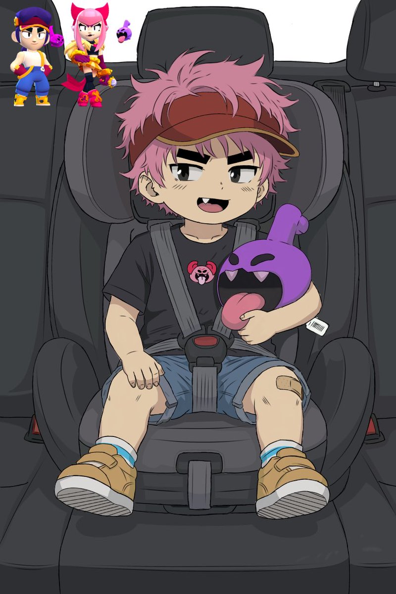 Volg_bs's tweet photo. This is their son and his name is symphony 
#brawlstars #melofang #melodie #fang #art https://t.co/txwDKdEEfO