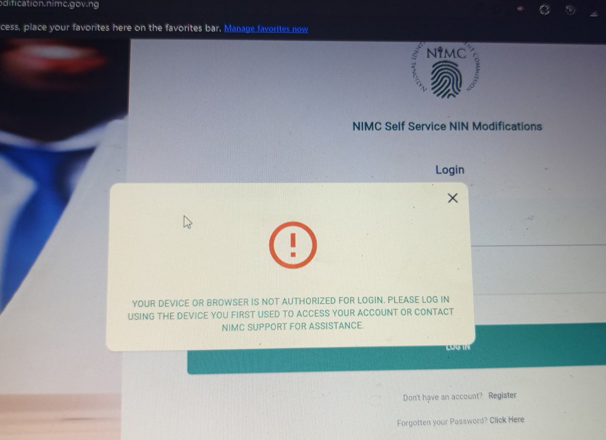Smasha_X's tweet photo. @nimc_ng How can I resolve this? https://t.co/DGfG8zCtC1
