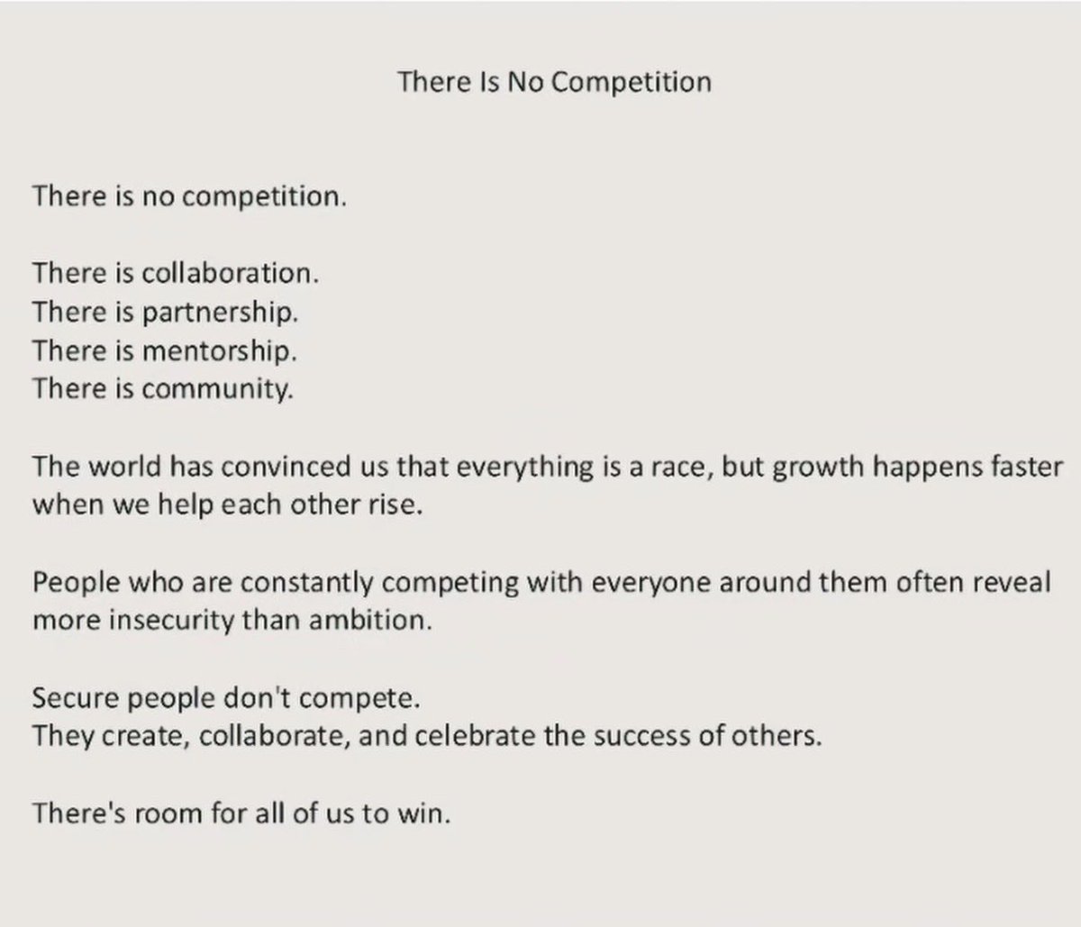 cherespiritu's tweet photo. Growth happens faster when we help each other rise. https://t.co/SaFm3rlKYY