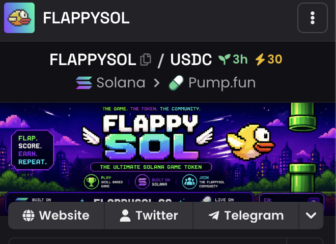 FlappySOL | Play Now! tweet media