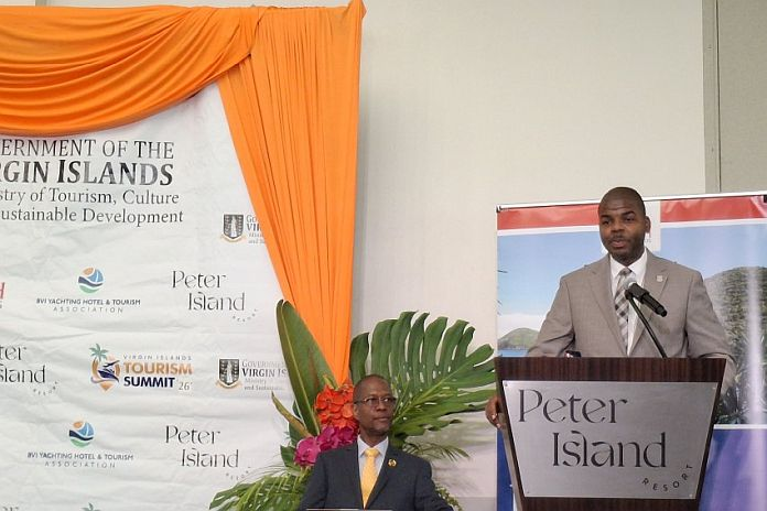 caribbeannewsuk's tweet photo. #BVIs: Premier and Minister of Finance and Tourism Natalio D. Wheatley has highlighted that tourism offers the greatest potential for growth in The Virgin Islands, speaking on 10 June during the opening of The Virgin Islands Tourism Summit 2026 at Peter Island Resort. https://t.co/cXCMjglAnD
