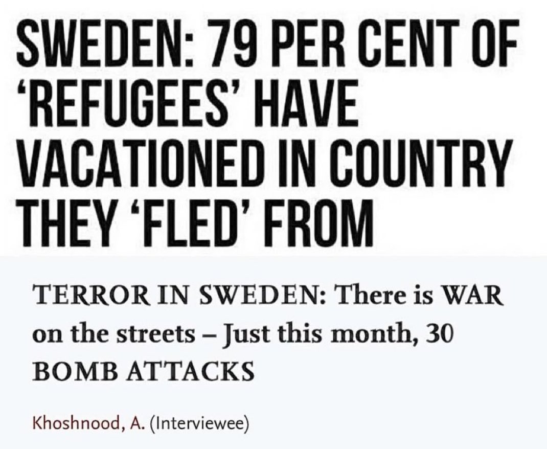 TheRabbitHole's tweet photo. Since when do refugees vacation in countries they escaped from? https://t.co/MzqtWNUK2S