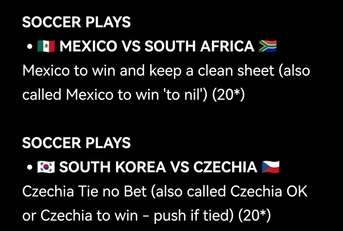 CappersCash_'s tweet photo. Cavalier
FIFA World Cup ⚽️
Cappers Free 🆓 https://t.co/2jE01jjkEF