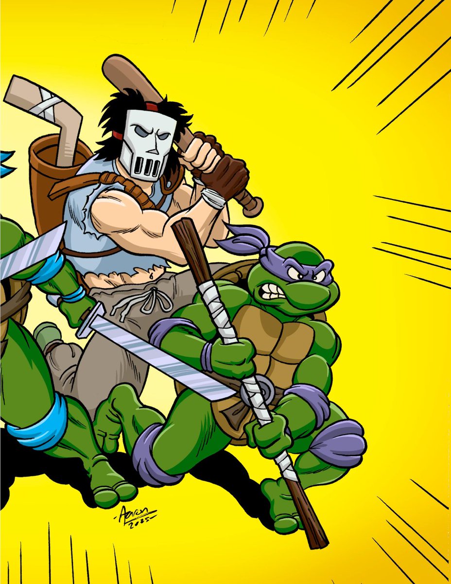 AskMighty's tweet photo. Part 2 with @cartoonistaaron is pure 1987 nostalgia. Printing massive blocks of bright yellow takes serious precision, and our in-house presses nailed it. No color shifts, just crisp lines and vibrant inks.
#MightyPosters #TMNT #80sCartoons #ComicArt #PosterPrinting https://t.co/jxd6UHcV9T